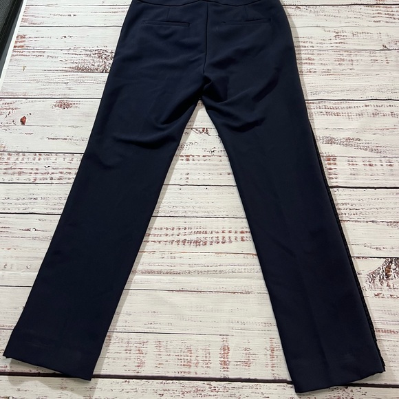Loft Marissa pant with ribbon trim size 00 navy - Picture 5 of 8